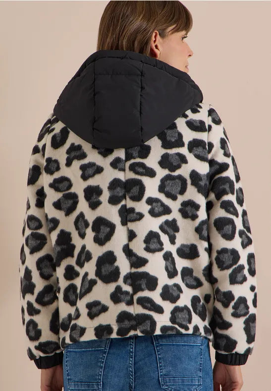 Cecil Leo Wool Matmix Jacket | Black 202273