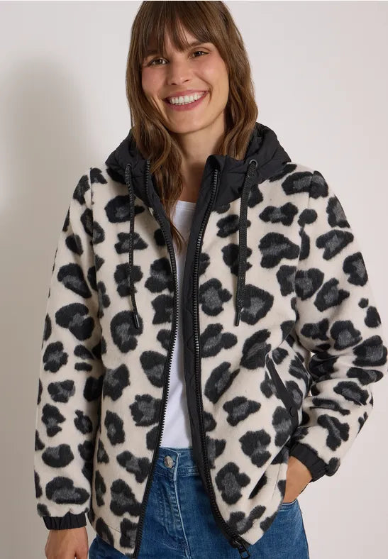 Cecil Leo Wool Matmix Jacket | Black 202273