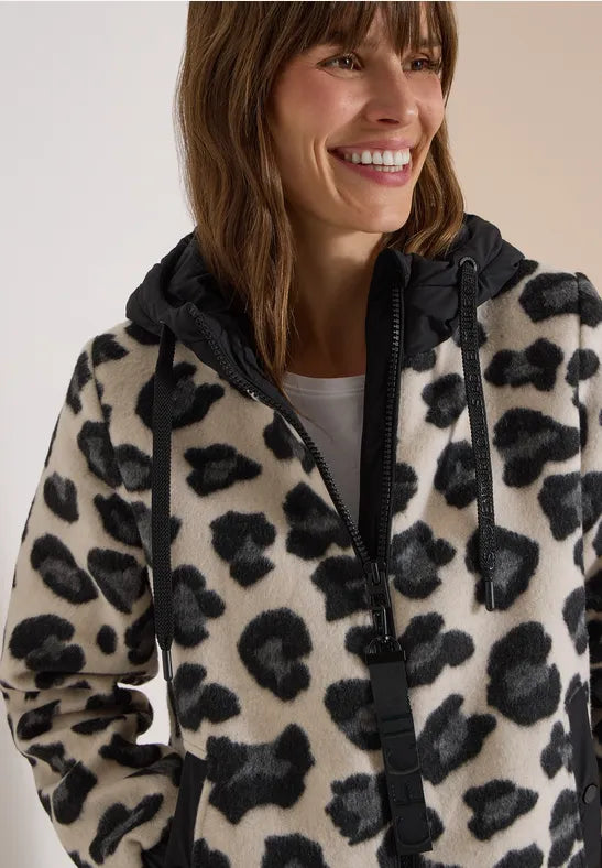 Cecil Leo Wool Matmix Jacket | Black 202273