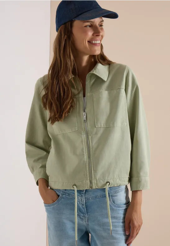 CECIL Twill Jacket | Lime 213096
