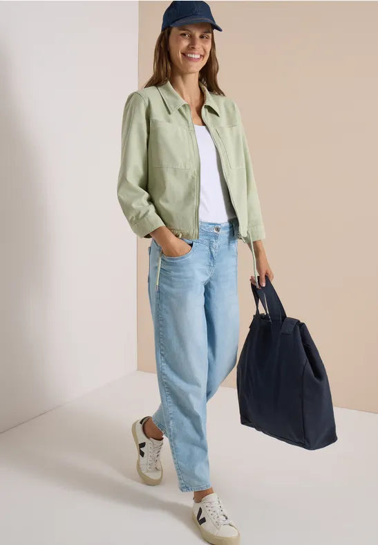 CECIL Twill Jacket | Lime 213096