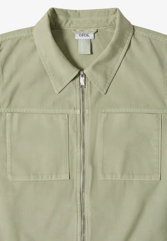 CECIL Twill Jacket | Lime 213096