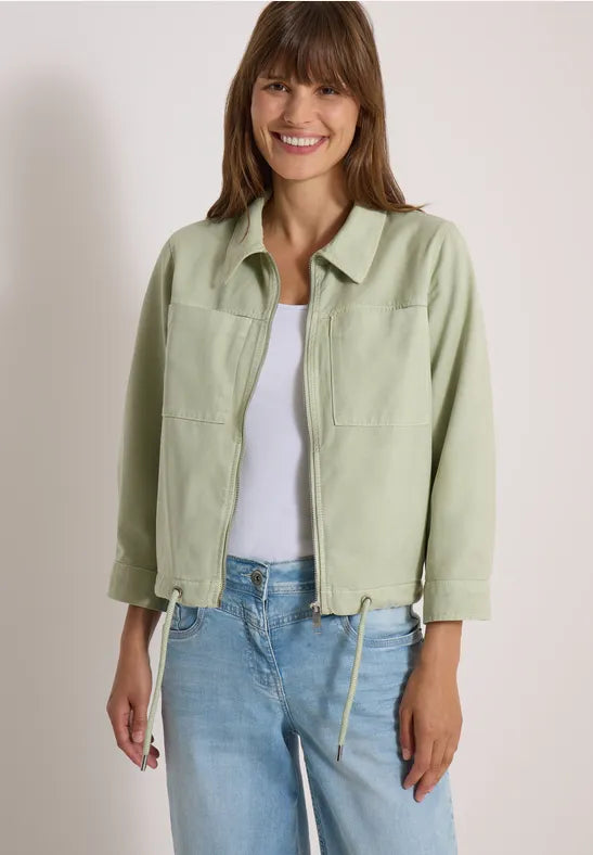 CECIL Twill Jacket | Lime 213096