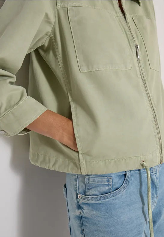 CECIL Twill Jacket | Lime 213096