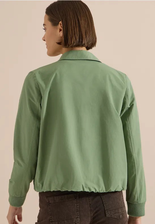 CECIL Collar Bomber Jacket | Green 213097