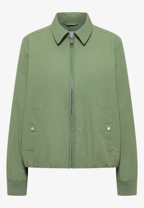 CECIL Collar Bomber Jacket | Green 213097