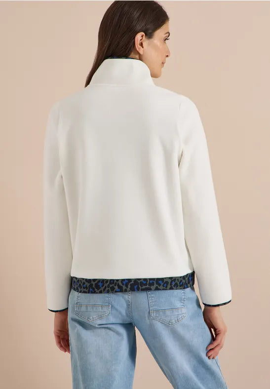 Cecil  Troyer Fleece | Leopard Print /Vanilla 303985