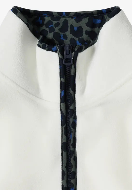 Cecil  Troyer Fleece | Leopard Print /Vanilla 303985