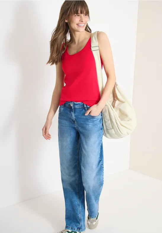 CECIL Linda Vest Top  | Red 322820