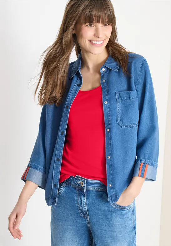 CECIL Linda Vest Top  | Red 322820