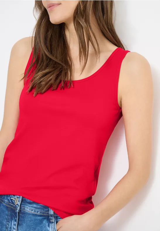 CECIL Linda Vest Top  | Red 322820