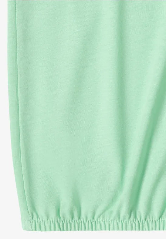 CECIL Lace Solder Tee | Lime 325039