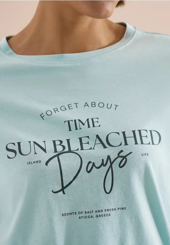 CECIL Sun Bleached Days Summer Shirt | Mint Green 325409