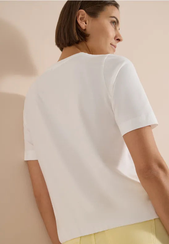 CECIL FP T-Shirt  | Vanilla  325582