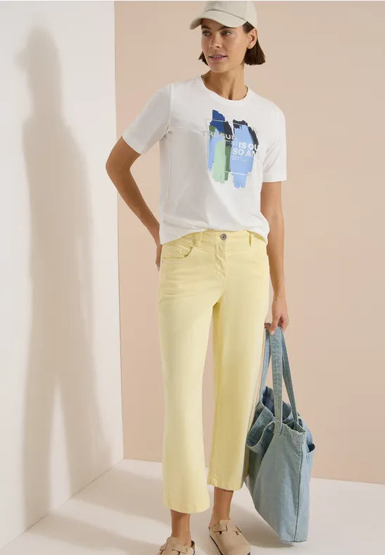 CECIL FP T-Shirt  | Vanilla  325582