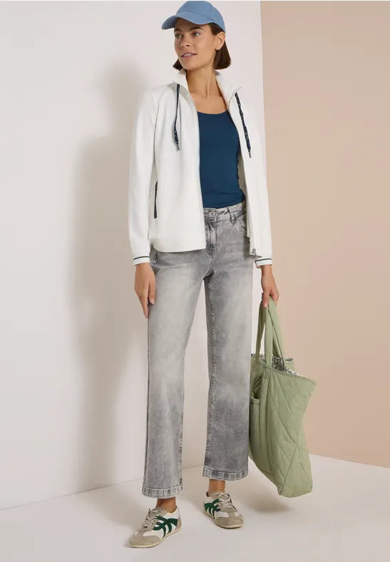 CECIL Stand Up Collar Jacket | Vanilla 325691