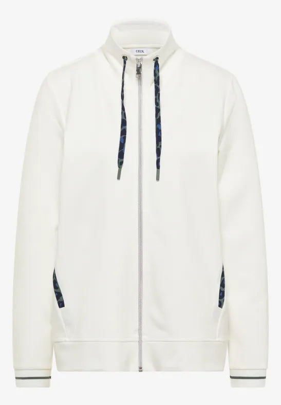 CECIL Stand Up Collar Jacket | Vanilla 325691