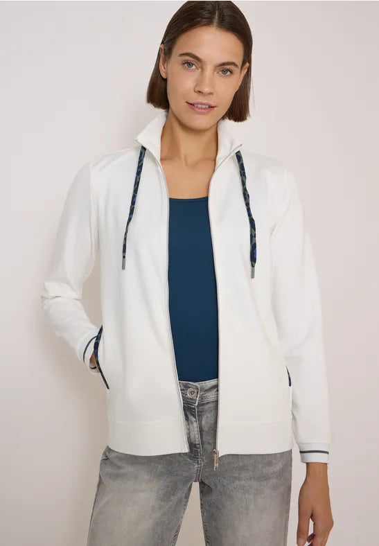 CECIL Stand Up Collar Jacket | Vanilla 325691