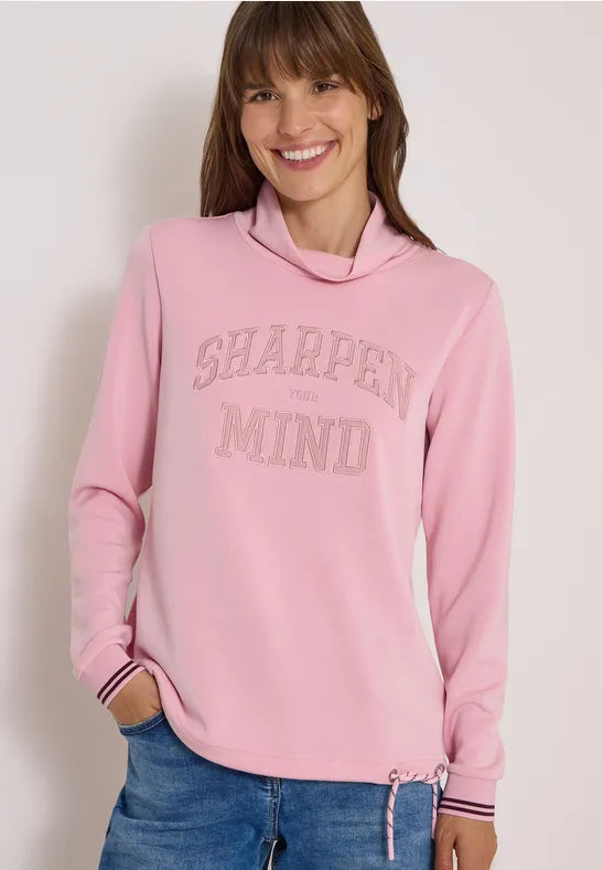 Cecil Wording Artwork Jersey Shirt | Rose 325864