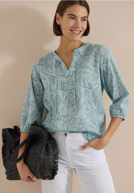 CECIL Tunic Blouse | Mint Green 346714