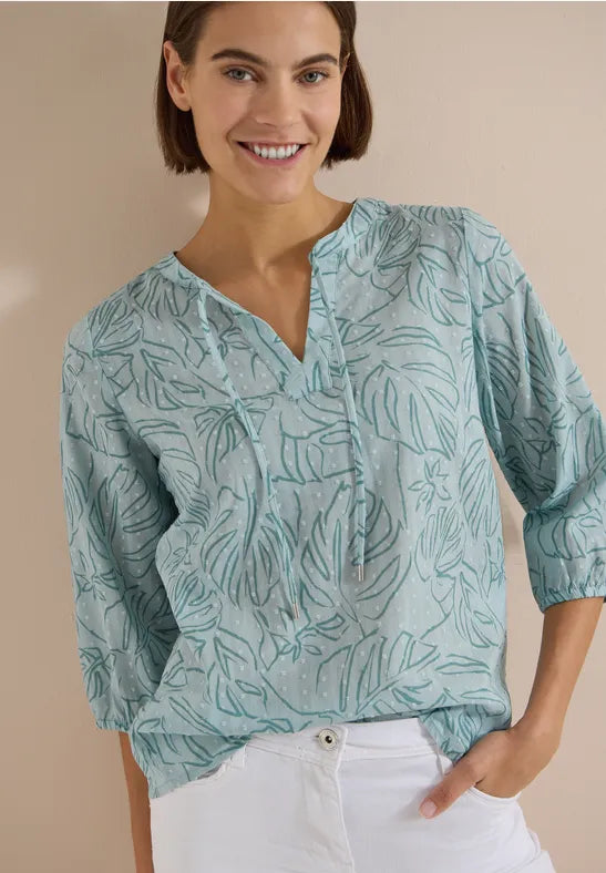 CECIL Tunic Blouse | Mint Green 346714