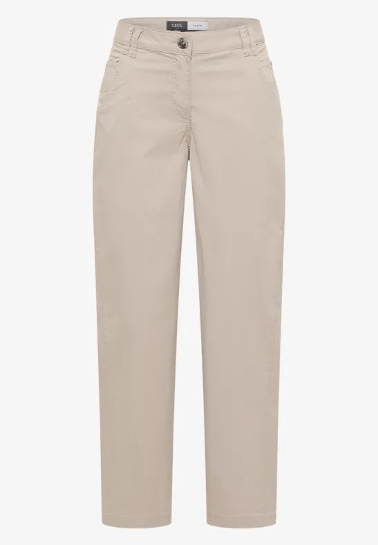 CECIL Scarlett Barrel Trousers | Beige 380678