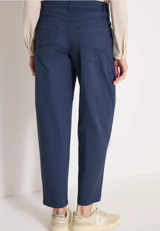 CECIL Scarlett Barrel Trousers | Denim Blue 380678