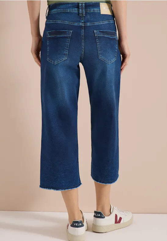 CECIL Neele 3/4 Jeans | Med Blue 380959