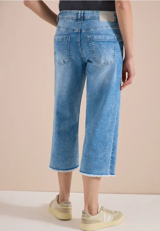 CECIL Neele 3/4 Denim Jeans | Light Blue 380960