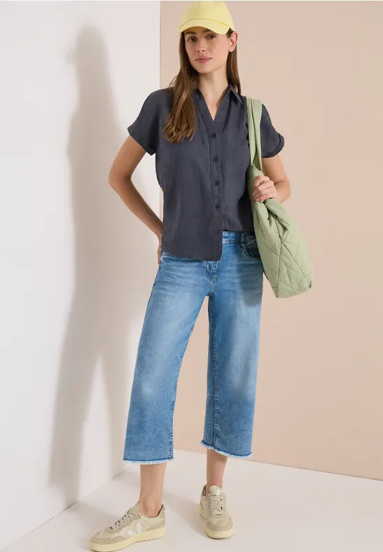 CECIL Neele 3/4 Denim Jeans | Light Blue 380960