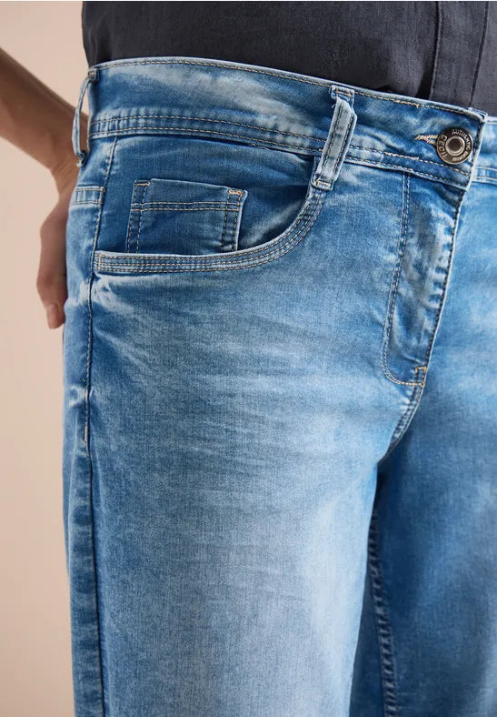 CECIL Neele 3/4 Denim Jeans | Light Blue 380960