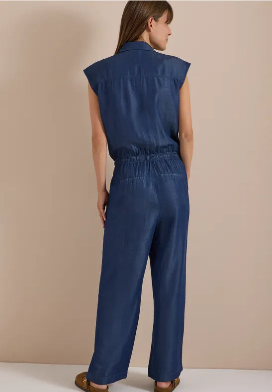 CECIL Wide Leg Jumpsuit | Dark Blue 381347 28