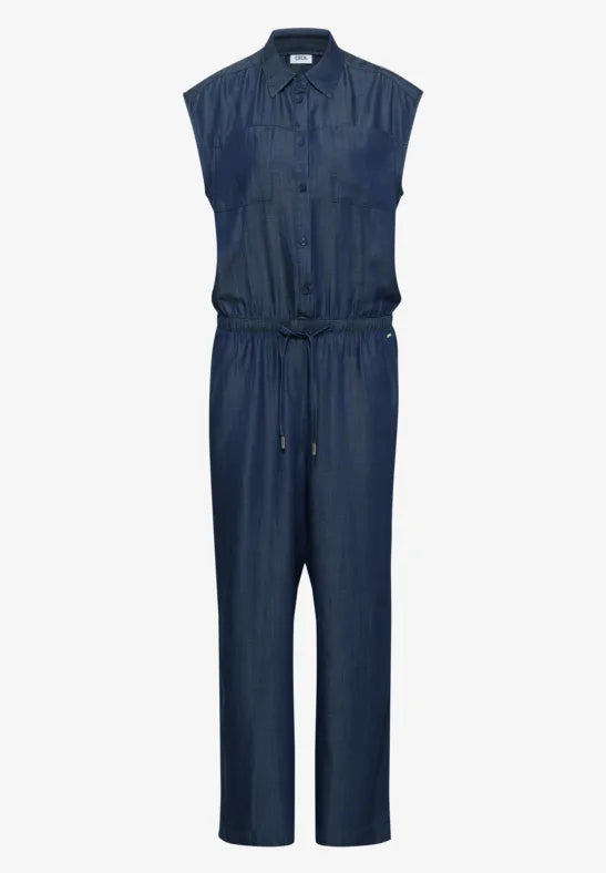 CECIL Wide Leg Jumpsuit | Dark Blue 381347 28