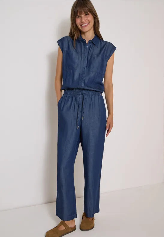 CECIL Wide Leg Jumpsuit | Dark Blue 381347 28