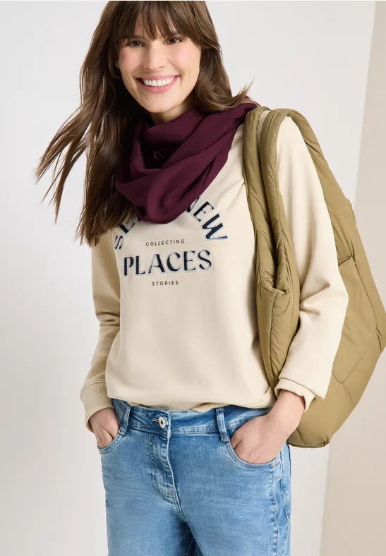 CECIL Loop Scarf  | Grape 573063