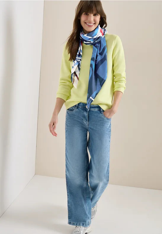 CECIL Print Cloth Scarf | Blue 573116