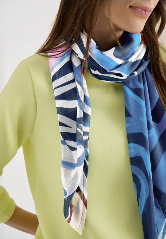 CECIL Print Cloth Scarf | Blue 573116