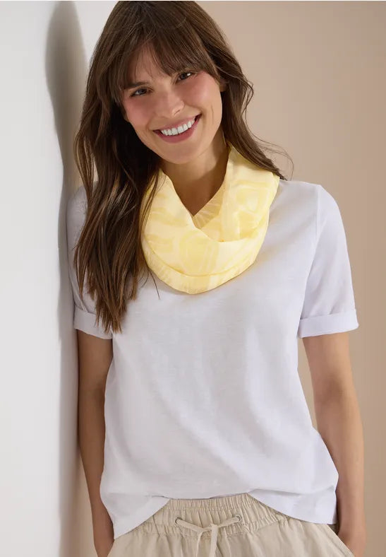 CECIL Burnout Loop Scarf | Butter Mink 573130