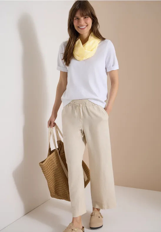 CECIL Burnout Loop Scarf | Butter Mink 573130