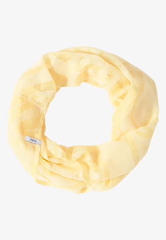 CECIL Burnout Loop Scarf | Butter Mink 573130