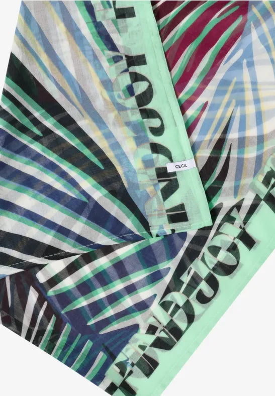 CECIL Palm Print Loop | Green 573131