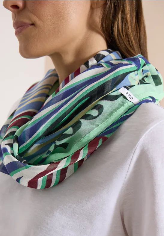 CECIL Palm Print Loop | Green 573131