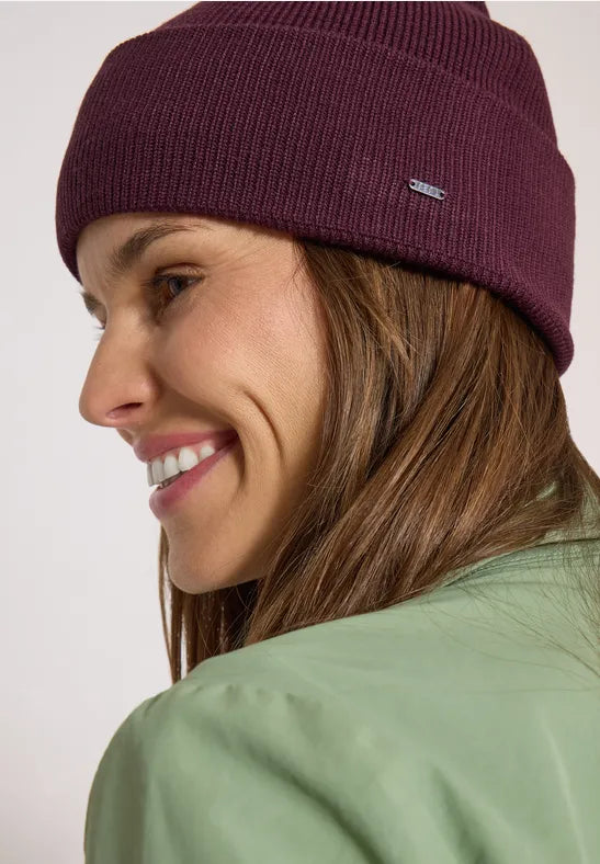 CECIL Knitted Cap | Berry 573195