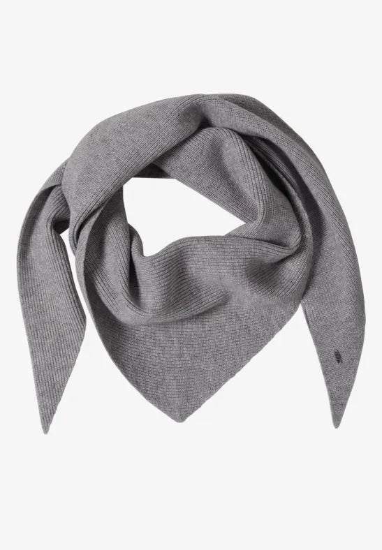 CECIL Small Knitted Triangle Scarf | Moonlight  573196