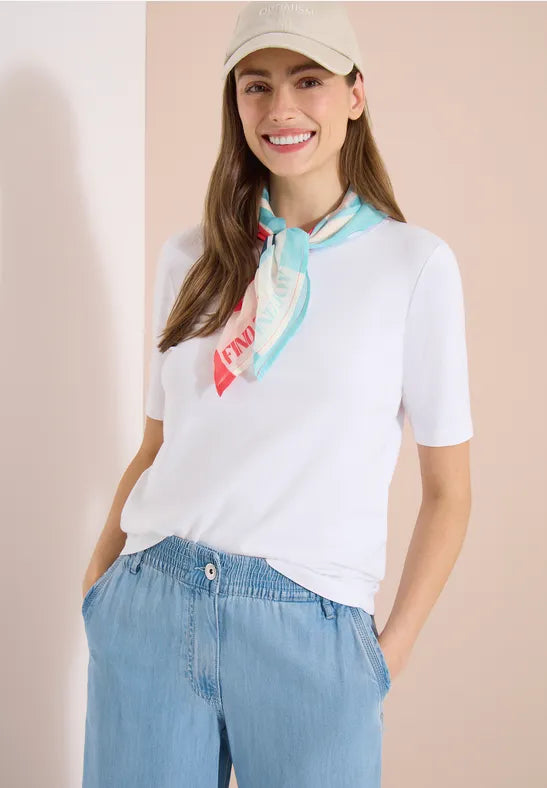 CECIL Print Bandana Scarf | Vanilla 573221