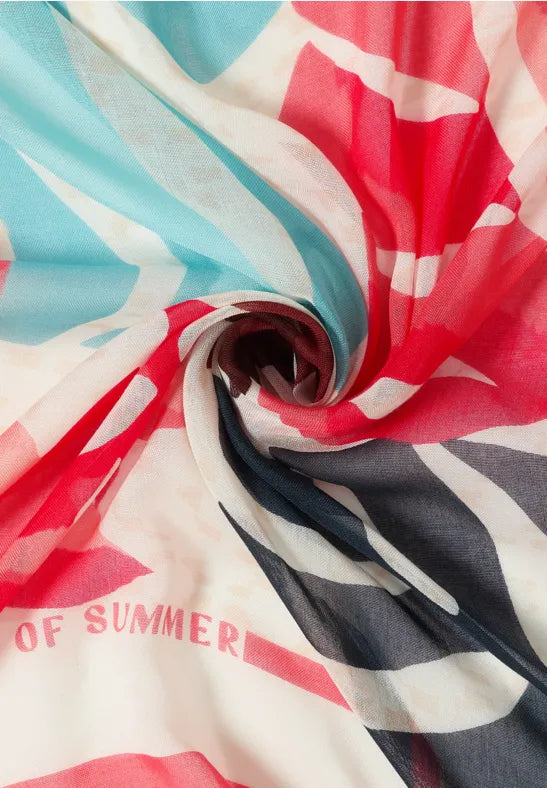 CECIL Print Bandana Scarf | Vanilla 573221
