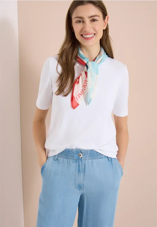 CECIL Print Bandana Scarf | Vanilla 573221
