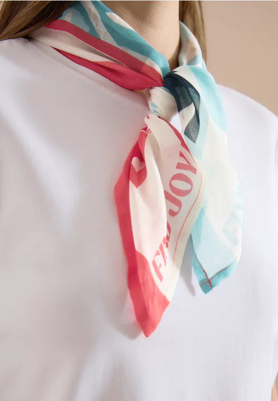 CECIL Print Bandana Scarf | Vanilla 573221