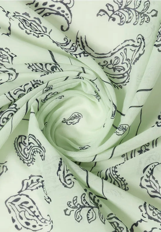 CECIL Paisley Bandana | Lime 573232