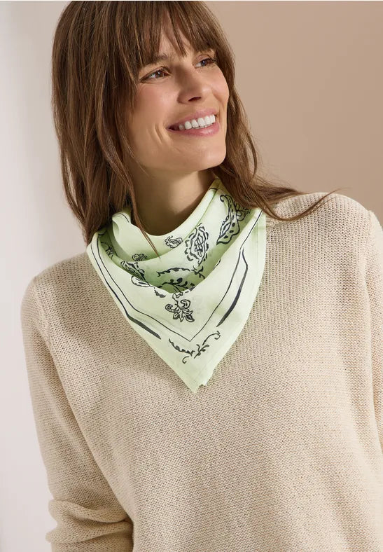 CECIL Paisley Bandana | Lime 573232